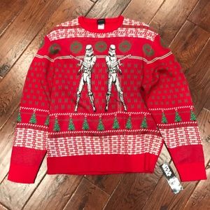 Star Wars Stormtrooper Christmas Sweater NEW